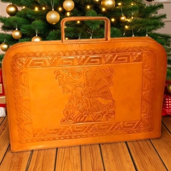 Pymsa Other - PYMSA Mexico Genuine Leather Portfolio Briefcase